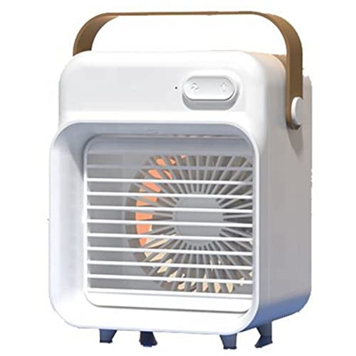 星永鑫 Acondicionador de Aire, Mini Enfriador Aire por evaporación en Aerosol/humidificador con batería Litio, Ventilador pequeño inalámbrico portátil Re