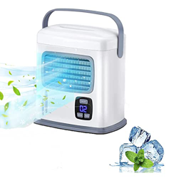 [2 Unidades]Aire Acondicionado Portatil Silencioso,Refrigerador De Aire,Enfriador De Aire 3 En 1,Enfriador Evaporativo Personal Móvil De 500Ml Con Car precio