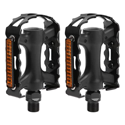 EVTSCAN 1 par de Pedales de Bicicleta de montaña - Pedal de pie Antideslizante Convertido en Bicicleta estándar Internacional, MJ‑011Pedales de Plataf características