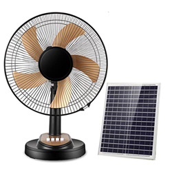 Panel Solar Alimentado Ventilador Cubierta de Ventilador extraíble for una Buena ventilación Ultra silencioso, fácil de Limpiar y Leer for una Experie en oferta