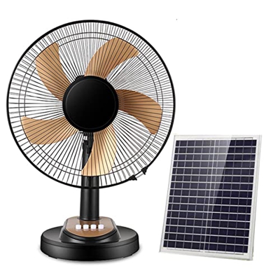 Panel Solar Alimentado Ventilador Cubierta de Ventilador extraíble for una Buena ventilación Ultra silencioso, fácil de Limpiar y Leer for una Experie