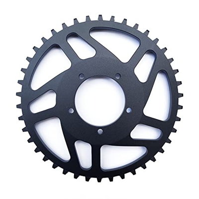 Oniissy Bicicleta Eléctrica Ebike 42T Anillo de cadena compensación corrección para BAFANG BBS01 BBS02