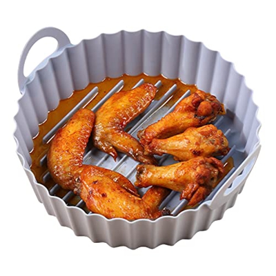 A/R 5 Pcs Olla de Silicona para freidora de Aire | Revestimiento de Silicona para freidora de Aire Apto para lavavajillas, Revestimiento de Silicona R