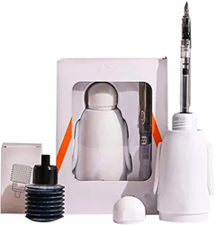 QIANGGE Auto Fill Ink Fountain Pen,Automatic Ink Fountain Pen for Student Stationery Calligraphy Painting for School Office Supplies The for A Friend  precio