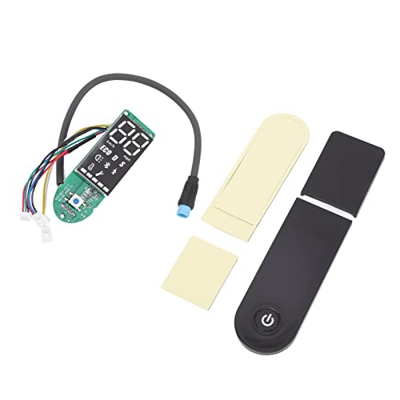 Dilwe Salpicadero de Scooter Eléctrico, Placa de Circuito de Cubierta de Salpicadero de Scooter Eléctrico de Metal Y Plástico Apto para Scooter F40