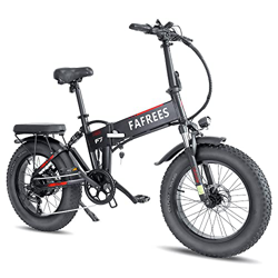Fafrees F7 Bicicleta eléctrica Plegable 20"Fat Tire Electric MTB 48V 10Ah Playa/Bicicleta de Nieve para Adultos Negro precio