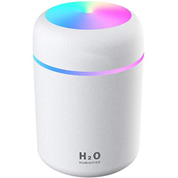 Wresetly Mini Humidificador de Aire Colorido, Humidificador de Aire de USB para Oficina, Dormitorio, Etc. (con 6 Hisopos de AlgodóN de Repuesto), B. precio