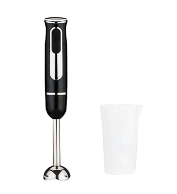BATIDORA DE MANO 700W CUCHILLAS ACERO INOXIDABLE BRAZO METAL VASO INCLUIDO