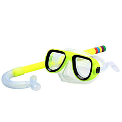 QHYXT Ni Snorkeling Set Ni Máscara recreativa Snorkeling Set Silicona Buceo Snorkeling Goggles Set para niños y niñas Edades precio
