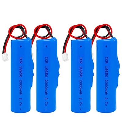 SUGGL Batería de 3,7v 2000mah, Recargable para Mp5, GPS, teléfono móvil, Tableta, portátil, cámara, Radio, Banco de energía, lámpara de minero, baterí