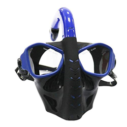 QHYXT Conjunto de Paquete de esnórquel, máscara de esnórquel, máscara de esnórquel de Buceo, Gafas de natación subacuática de Silicona, máscara de esn precio