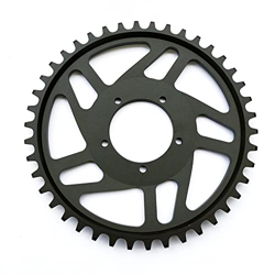 Oniissy Bicicleta Eléctrica Ebike 42T Anillo de cadena Corrección de compensación para BAFANG BBSHD (negro) precio