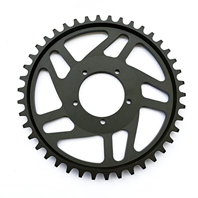 Oniissy Bicicleta Eléctrica Ebike 42T Anillo de cadena Corrección de compensación para BAFANG BBSHD (negro)