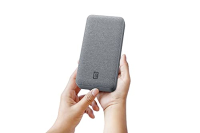 Cellularline | Shade Laptop 20000 | Cargador portátil 20.000mAh para LAPTOP y TABLET con revestimiento de tela