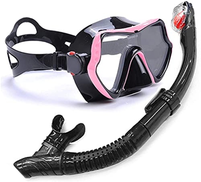 QHYXT Juego de esnórquel de Buceo Profesional Juego de esnórquel de Buceo antivaho para Buceo, natación, esnórquel y Otros Deportes submarinos