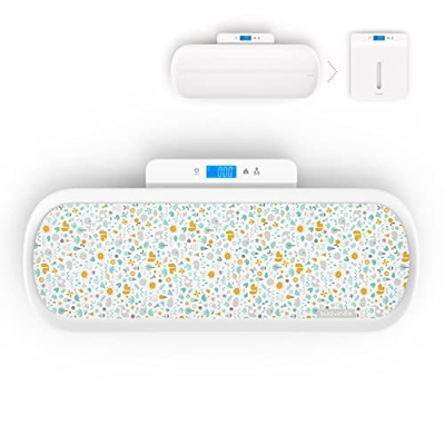 SUAVINEX Báscula Digital para Bebé y Adulto de gran precisión, con Bluetooth para usar desde el nacimiento hasta la edad adulta, de 1 kg a 100 kg. Con