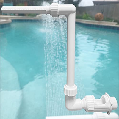 Umelee Fuente de Piscina, Aspersores Divertidos para Piscinas por Encima y en el Suelo, Accesorios de Agua pulverizada, Decoración de Piscina, se Adap