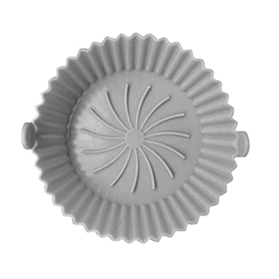 Silicone Air Fryer Freed Fryer Silicona Pot redonda Redonda Redonda Redacción de aire reutilizable Freidora resistente al calor de reemplazo fácil de 