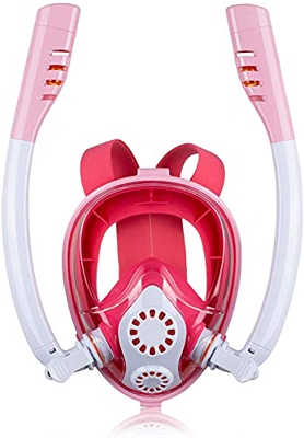 QHYXT Scuba Diving ni Dry Topsnorkel Set Anti-vaho Vidrio Templado Scubaprofessional Snorkeling Equipment para Adolescentes Niños