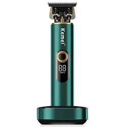 KEMEI Cortadora de pelo profesional inalámbrica eléctrica para hombres, kit de corte de pelo de precisión sin huecos en T, cortapelos recargables con  precio
