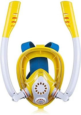 QHYXT Scuba Diving ni Dry Topsnorkel Set Anti-vaho Vidrio Templado Scubaprofessional Snorkeling Equipment para Adolescentes Niños