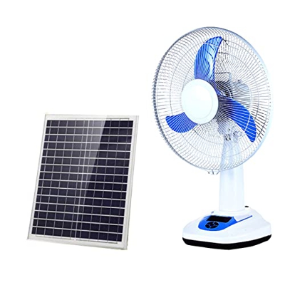 Panel Solar Alimentado Ventilador Ideal for la Hora de acostarse y la Lectura a la Hora de acostarse Brinda una Experiencia de enfriamiento más cómoda