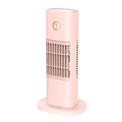 MYAMIA Mini Ventilador de Aire Acondicionado Portátil de Escritorio con USB Recargable, Ventilador Humidificador de Refrigeración-Rosa precio