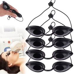 behone 4 pieza Gafas de Bronceado Gafas de Bronceado UV Gafas de Seguridad Gafas de Bronceado Ajustables Para Tratamiento Cosmético con Láser, Depilac en oferta