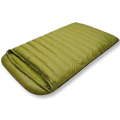 Saco De Dormir Al Aire Libre, Sacos De Dormir De Plumas De Ganso para Adultos Que Acampan, Saco De Dormir Doble Ultraligero Senderismo para El Inviern