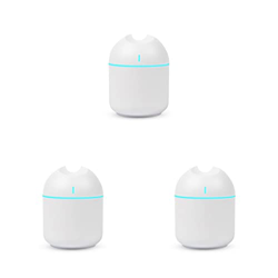 3 Juegos de Humidificador de aire, difusor de Aroma ajustable con luz nocturna, generador de niebla para interiores, rociador de humidificación para e características