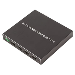 Controlador de Video de Pared 2x2, 180 Grados Flip HDMI DVI TV Controlador de Pared de Video Empalmador de Procesador de Pantalla de Video Múltiple co precio