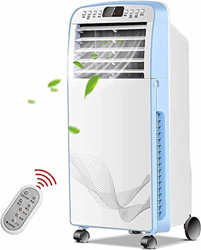 ARTREP Ventilador de refrigeración por evaporación, Enfriador de Aire con humidificación, 3 Modos, 3 velocidades, Modo de Dormir y Funcionamiento sile en oferta