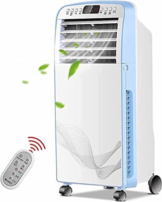 ARTREP Ventilador de refrigeración por evaporación, Enfriador de Aire con humidificación, 3 Modos, 3 velocidades, Modo de Dormir y Funcionamiento sile