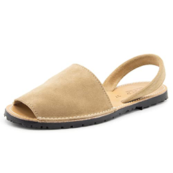 ZAPSHOP, Sandalias Menorquinas para Mujer, de Gamuza, Cómodas, Suela Fina, Sandalias de Moda, Plantilla Suave Hecho en España, Españolas, Talla desde  en oferta
