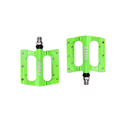 FiveShops Pedales de Bicicleta de montaña Pedal de Bicicleta Plana MTB 9/16"Aleación de Aluminio liviano Fuerte Antideslizante Bicicleta Rodamientos s en oferta