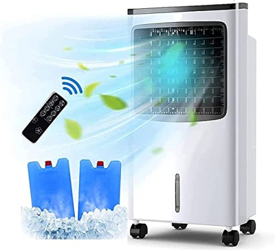 ARTREP Enfriador de Aire Acondicionado con Ventilador y humidificador, 3 Modos de Ventilador portátiles y velocidades for Usar en el Dormitorio de la 