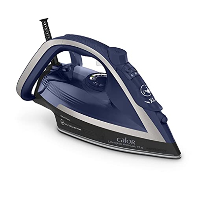 Calor Ultragliss - Plancha anticalc Plus - Colector de cal extraíble, vapor continuo 50 g/min, función de vapor 260 g/min, apagado automático, resiste