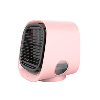XIAOJUN El aire frío del ventilador Mini acondicionador de aire de escritorio con luz de noche Mini USB ventilador de refrigeración del agua del purif