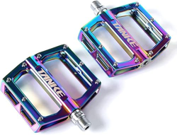 TADORA Pedales De Bicicleta, Pedales Antideslizantes Coloridos De Aleación De Aluminio, con Cojinetes Autolubricantes Sellados, Adecuados para Bicicle precio