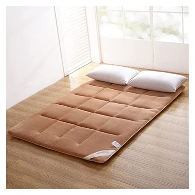 HUOHUA Colchón de Piso Plegable Portable Roll up Travel on Foot Picnic Mattress Topper Tatami Mat Futon Base 22.8.27 (Color : C, Size : 120x200cm(47x7
