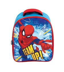 ARDITEX Mochila infantil de Spiderman Licencia Oficial Marvel para el colegio y la guardería - 28x23x10 cm - color rojo y azul - con asas acolchadas - en oferta