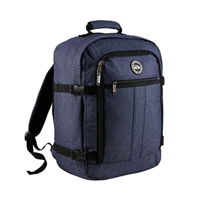 Cabin Max Metz 30L Mochila de Viaje 45 x 36 x 20 cm Adecuada para el Maleta de Mano de Cabina Easyjet y Wizzair (Atlantic Blue)