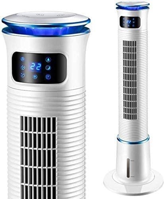 ARTREP Ventilador de Torre de pie con Pantalla Led Fly, Ventilador de Aire Acondicionado oscilante, enfriadores evaporativos, Ventilador silencioso de