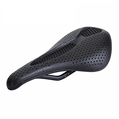 ZONIY Sillín De Bicicleta Rieles De Carbono Ti Power Material Patentado Cómodo Asiento De Bicicleta De Carretera MTB Cojín De Nido De Abeja Acogedor A