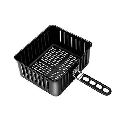 TOMYEUS Cesta para freír Metal Black Fry Basket Kitchen Home French Fries Fry Fry Restaurant Snack Herramientas de Cocina Asistente de Cocina para Coc