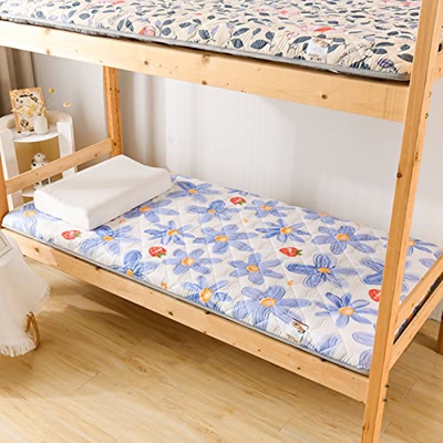 BAIHAO Colchón De Futón Japonés Colchón De Piso Grueso De 4 Cm Colchón De Impresión Cepillado De Algodón Agradable para La Piel Colchón De Tatami para
