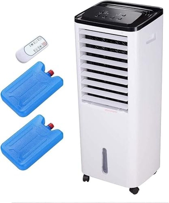 ARTREP Enfriador de Aire por evaporación con Control Remoto portátil con Capacidad de 17L Tanque de Agua Enfriador de Aire Ventiladores de refrigeraci