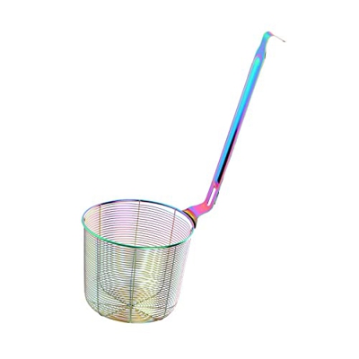 Cesta para freír Utensilios de cocina de acero inoxidable canasta frito colador de alimentos fideos colander papas fritas comida cocinar canasta colad