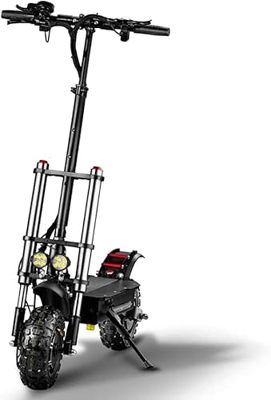 CANTAKEL Patinete Eléctrico, con Motor Dual Batería de Largo Alcance de hasta 80 kilómetros, Patinete Eléctrico Todoterreno Plegable para Adultos Sist