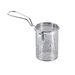 TOMYEUS Cesta para freír 304 Acero Inoxidable Canasta Canasta Freír Pan Filtro Filtro Alimento Colador Se Puede filtrar el Aceite. para Cocina Restaur precio